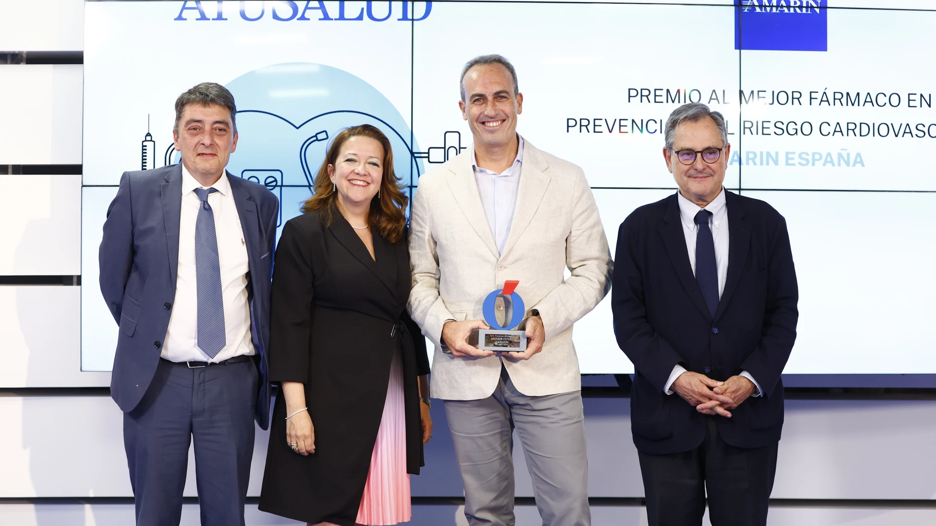Sergio Alonso, Fátima Matute, Salvador López y Francisco Marhuenda