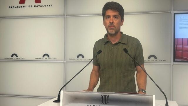 El portavoz de los Comuns en el Parlament, David Cid