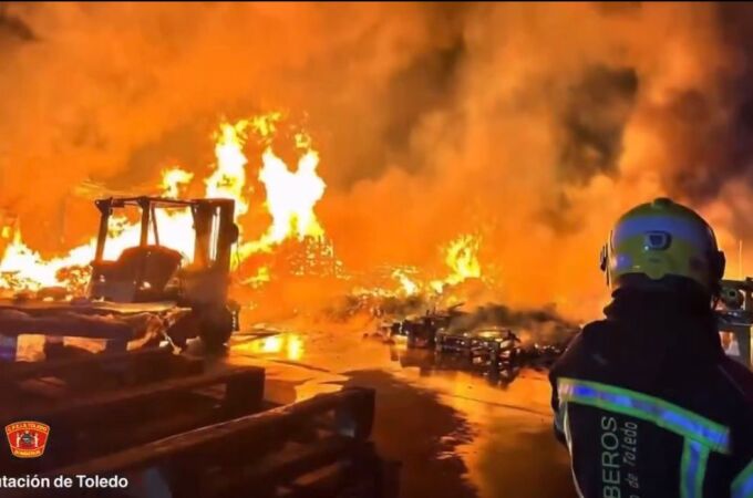 Imagen del incendio