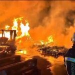 Imagen del incendio