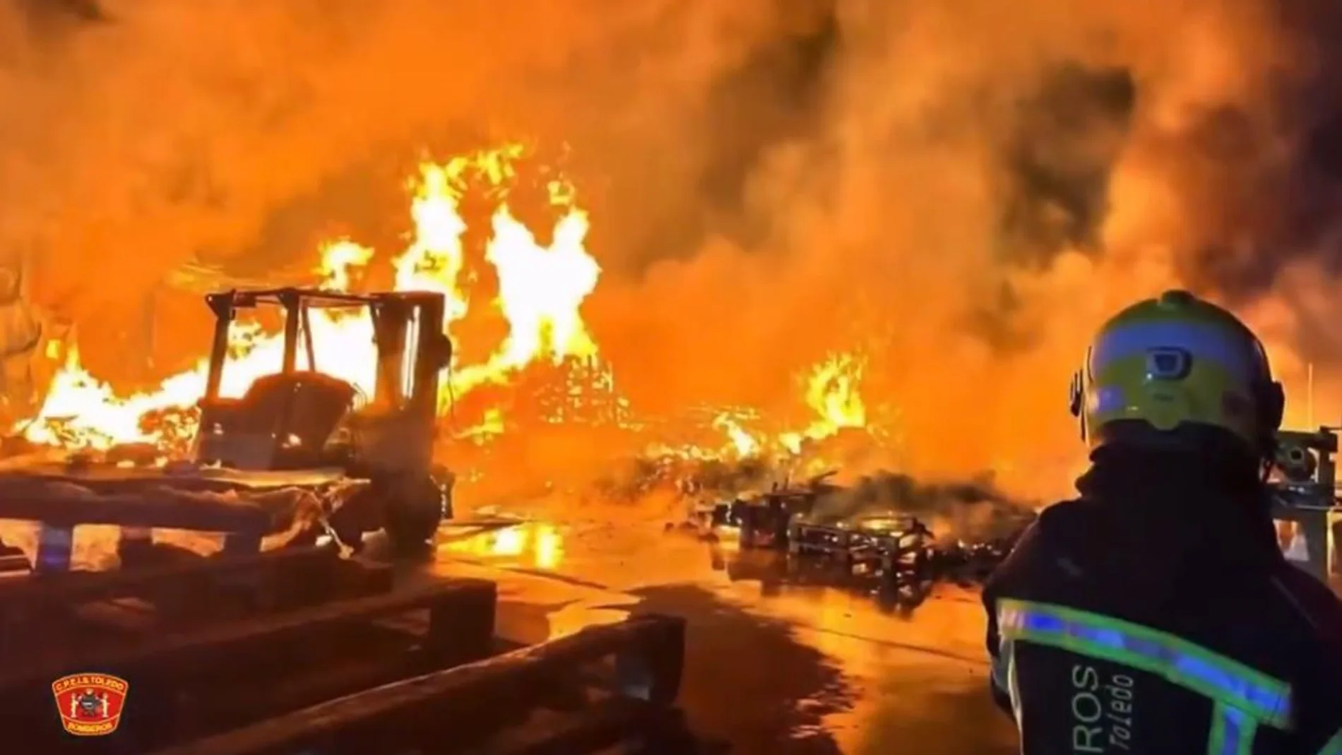 Imagen del incendio
