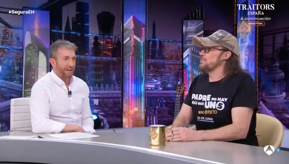 Captura de Santiago Segura y Pablo Motos en 'El Hormiguero'