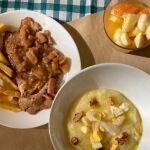 Un menú del día en La Cantina.