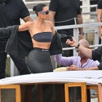 Las celebrities llegan a Venecia para la boda. 