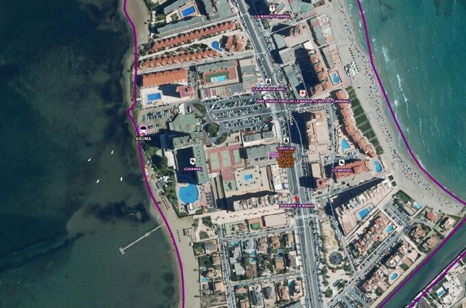 MURCIA.-Sucesos.- Fallece una mujer de 77 años mientras se bañaba en La Manga del Mar Menor, en Cartagena (Murcia)