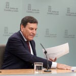 El consejero portavoz Carlos Fernández Carriedo