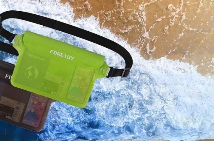 La riñonera estanca que protege móvil, llaves y dinero en el agua: ahora en pack doble