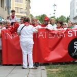Concentración en recuerdo de los Sanfermines de 1978 