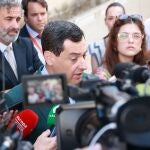 El presidente de la Junta de Andalucía, Juanma Moreno