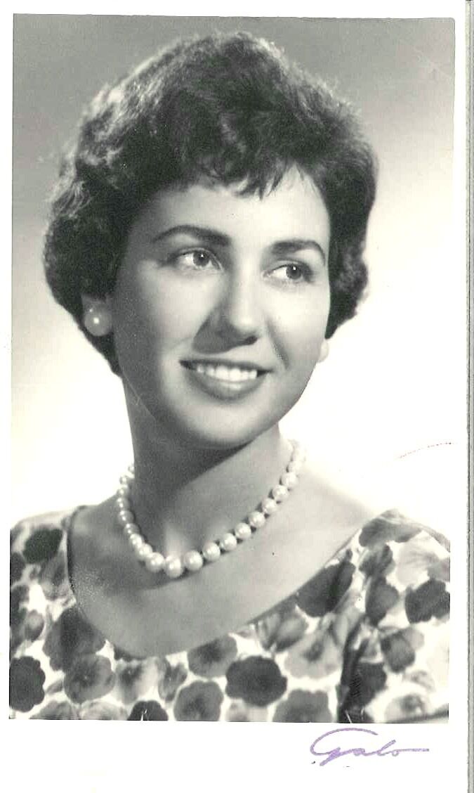 Lola Casademunt de joven