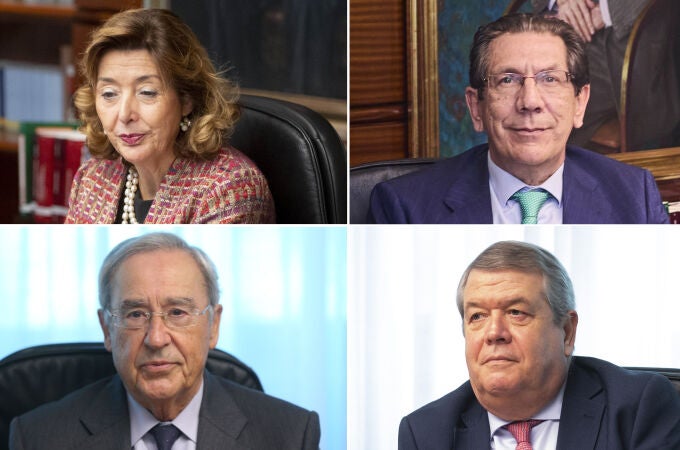 Concepción Espejel, Enrique Arnaldo, Ricardo Enríquez y César Tolosa