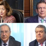 Concepción Espejel, Enrique Arnaldo, Ricardo Enríquez y César Tolosa