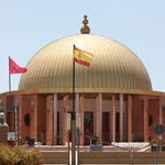 Recinto donde tendrán lugar las sesiones de la IC Conferencia Internacional para la Financiación para el Desarrollo, en Sevilla