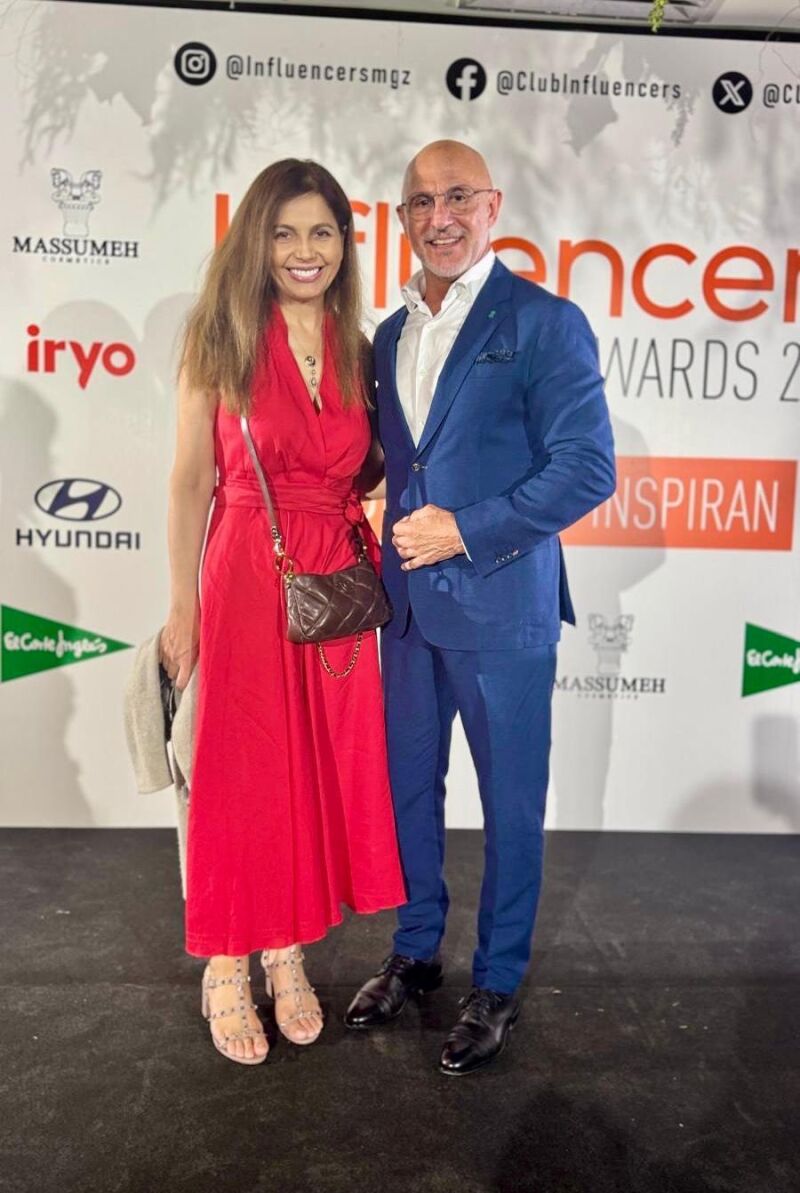 Nasrin Zhiyan y Luis de la Fuente