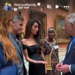 George y Amal Clooney, en Buckingham junto a Carlos III