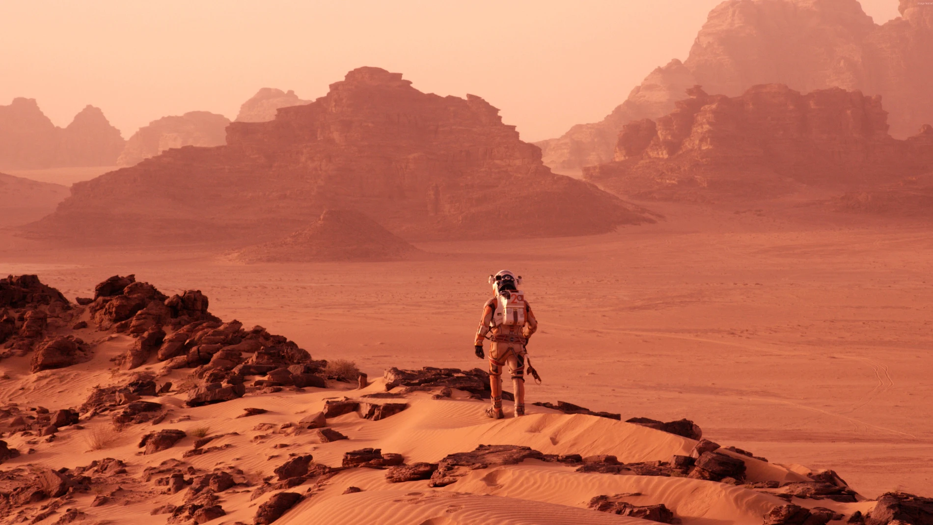 Matt Damon interpreta a Mark Watney, un astronauta atrapado en Marte