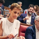 Pleno en el Parlamento de Navarra con el caso Cerdán como tema principal