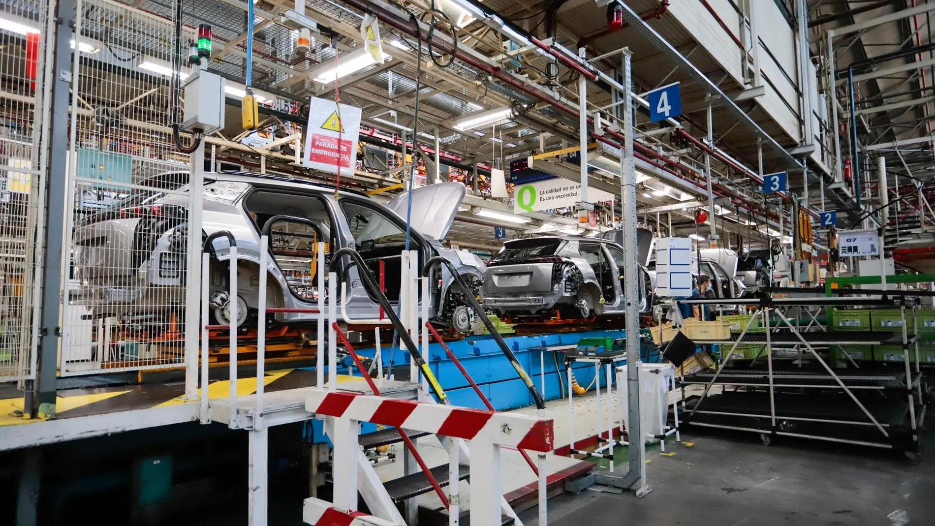 Economía/Motor.- Stellantis Vigo suspende su turno de noche este jueves por falta de piezas