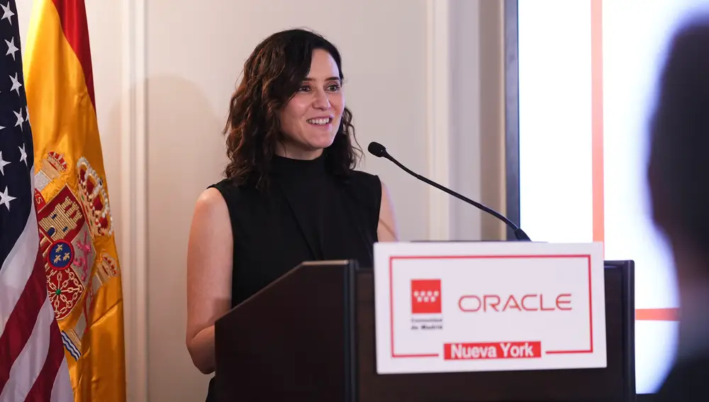 Isabel Díaz Ayuso en Nueva York