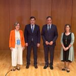 Mañueco junto a García Carbayo antes de inaugurar el Congreso