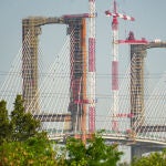 Las obras en el Puente del Centenario 
