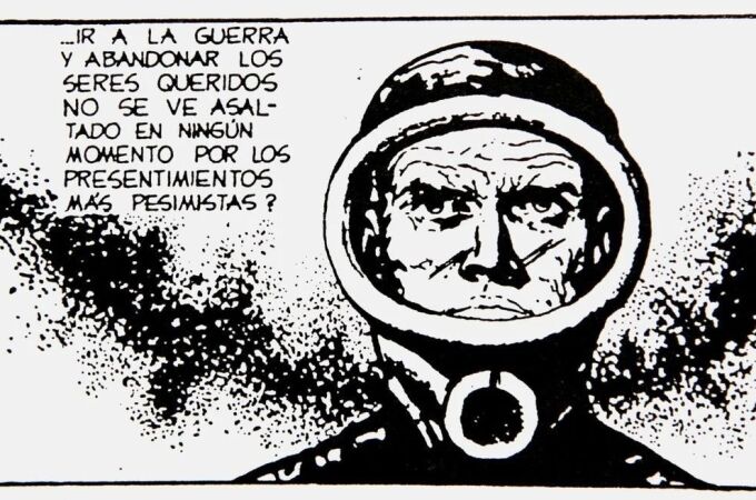 Una viñeta de "El Eternauta"