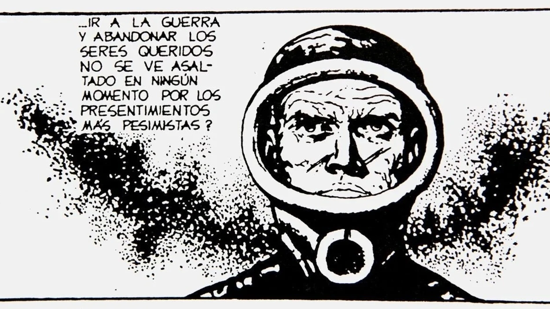 Una viñeta de "El Eternauta"