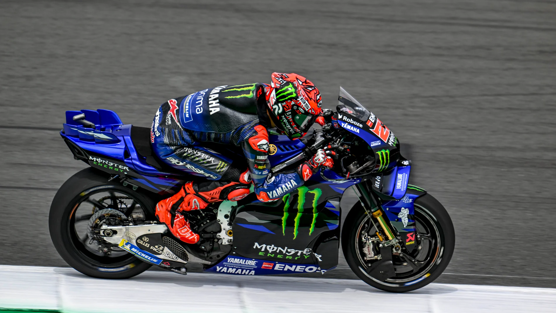 20 QUARTARARO Fabio (fra), Monster Energy Yamaha MotoGP, Yamaha YZR-M1, action during the 2025 MotoGP Motul Grand Prix of the Netherlands, Netherlands GP, on the TT Circuit Assen, from June 27 to 29, in Netherlands - Photo Studio Milagro / DPPIAFP7 27/06/2025 ONLY FOR USE IN SPAIN