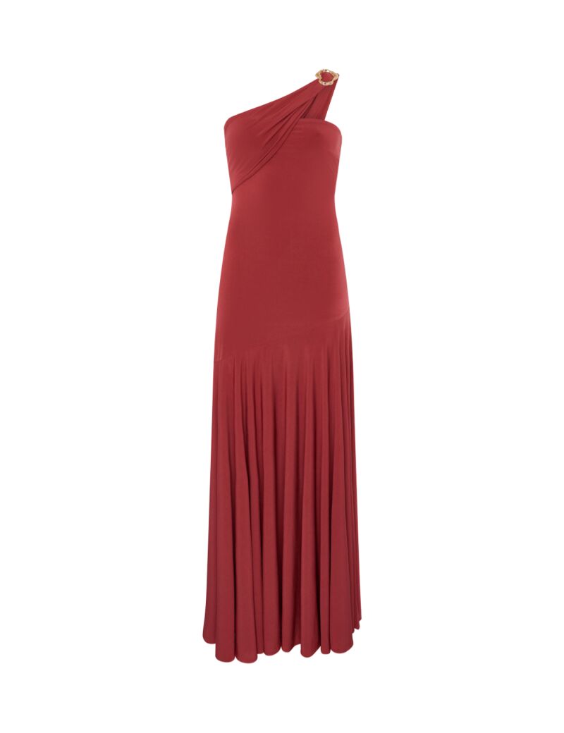 Vestido Milano terracota.