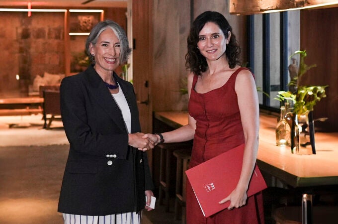 Isabel Díaz Ayuso en Estados Unidos