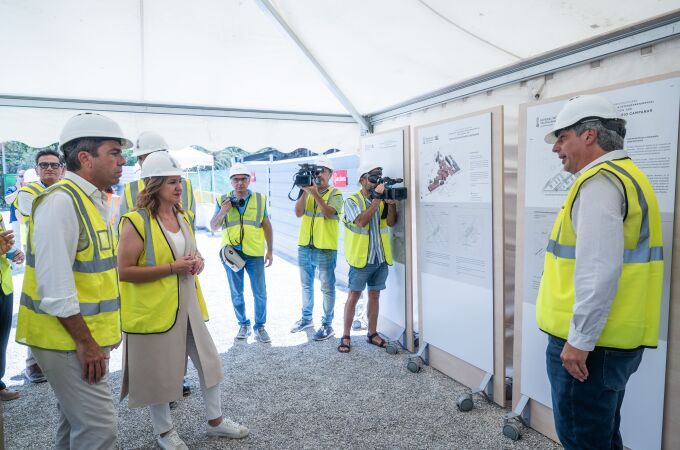 Mazón y Catalá han visitado la zona donde se alzará el futuro hospital
