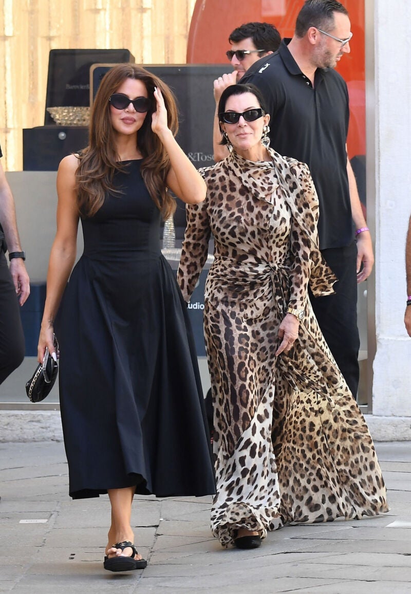 Khloé Kardashian y Kris Jenner, de paseo en Venecia