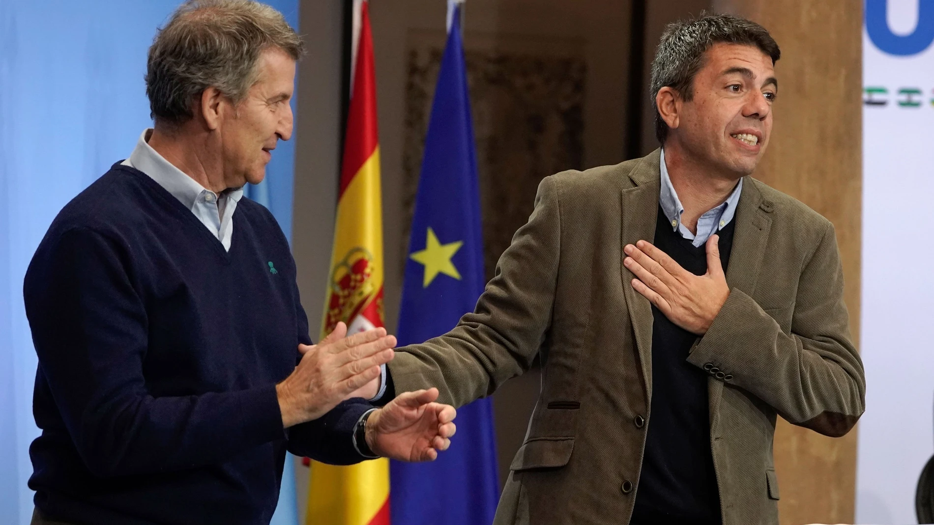 El PP valenciano se reivindica tras el aval de Feijóo a Mazón