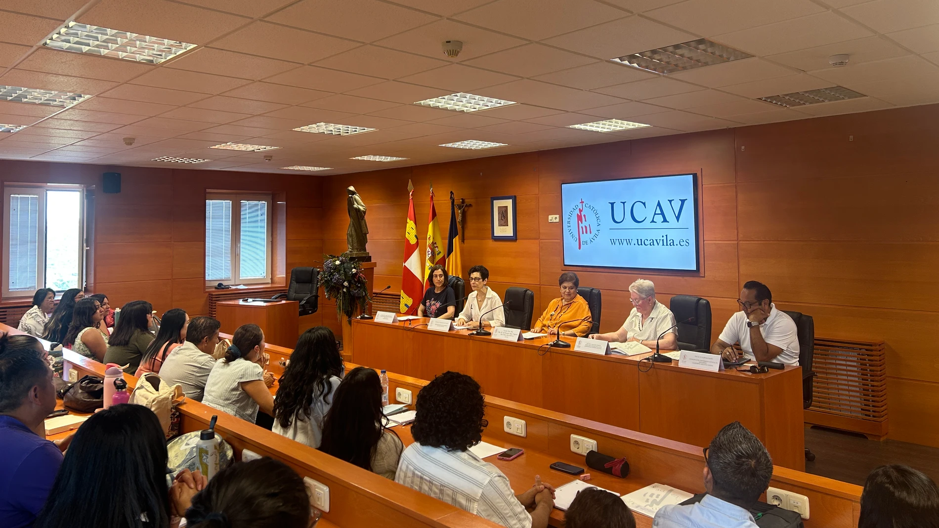 Inauguración del XXVI curso de español para extranjeros de la UCAV