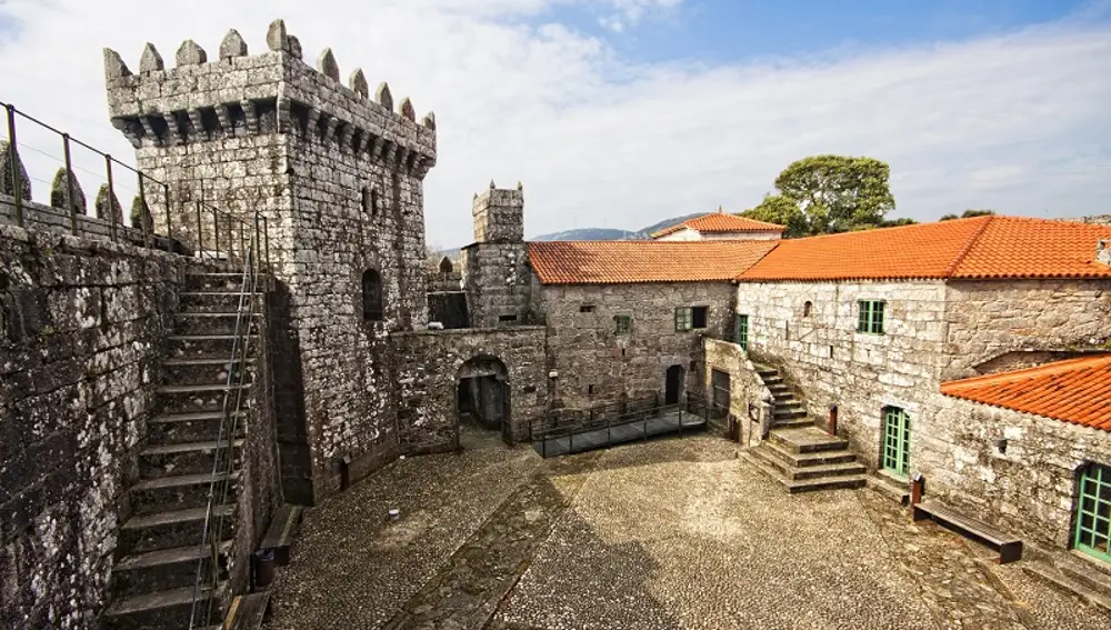Interior del castillo.