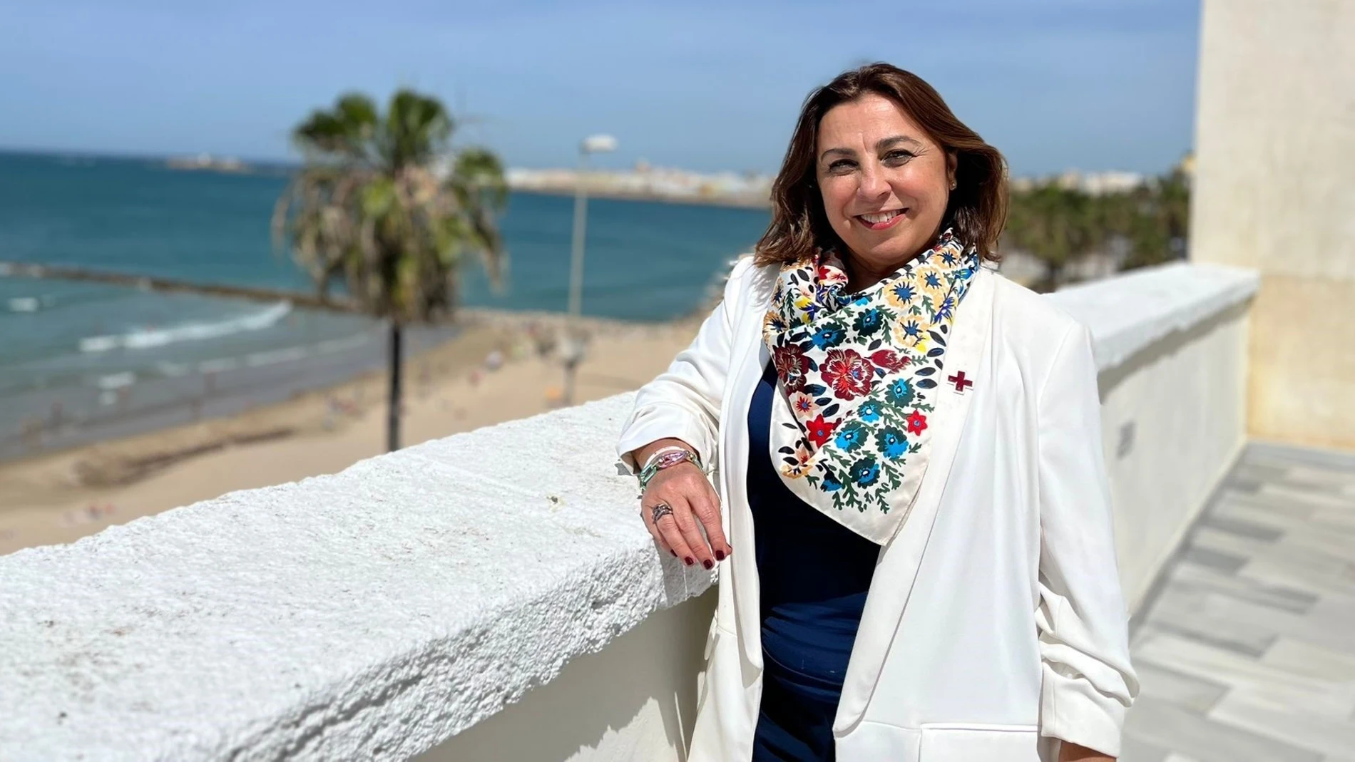 Rosario García Palacios, actual presidenta de Cruz Roja