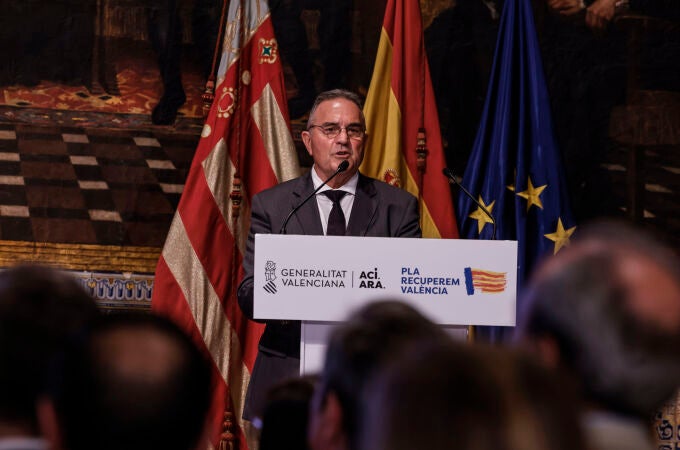 Mazón preside la presentación del Plan Endavant para la recuperación tras la dana 