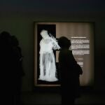 Una radiografía expuesta en la muestra "La imagen revelada", con ocasión del 30 aniversario del IAPH