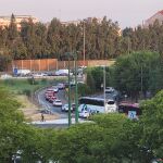 Sevilla se levanta con el previsible caos de circulación
