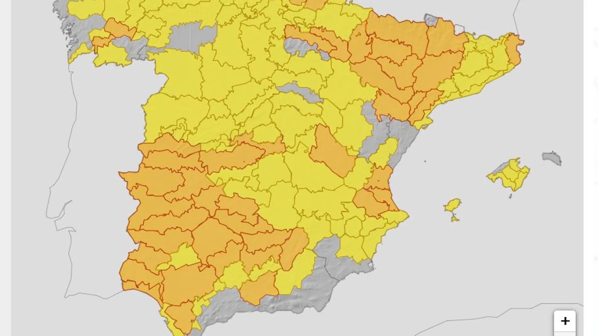 Avisos meteorológicos para este lunes 30 de junio