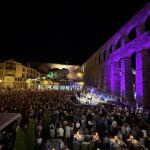 Multitudinario acto de las fiestas de Segovia