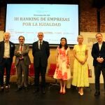 Giuseppe Tringali, Javier Zapata, Antón Costas, Mirian Izquierdo, Carme Artigas y Javier García Cañete