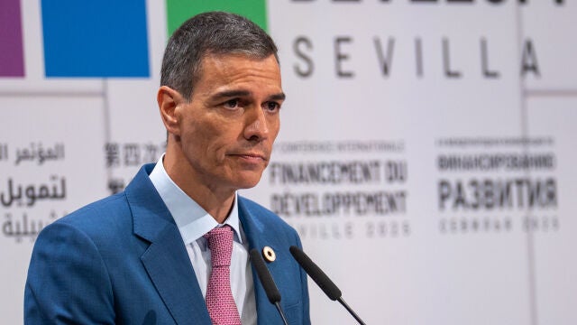 Pedro Sánchez, en la IV Conferencia Internacional sobre Financiación para el Desarrollo en Sevilla
