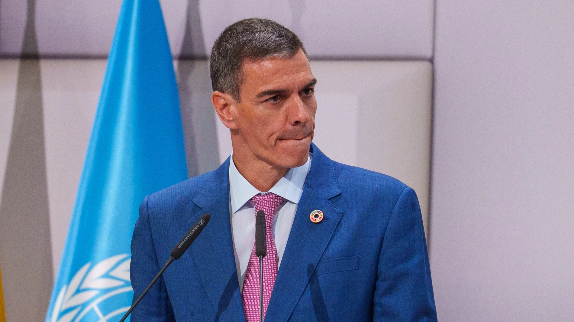 El presidente del Gobierno, Pedro Sánchez