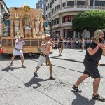Desfile de carrozas por las calles de Burgos
