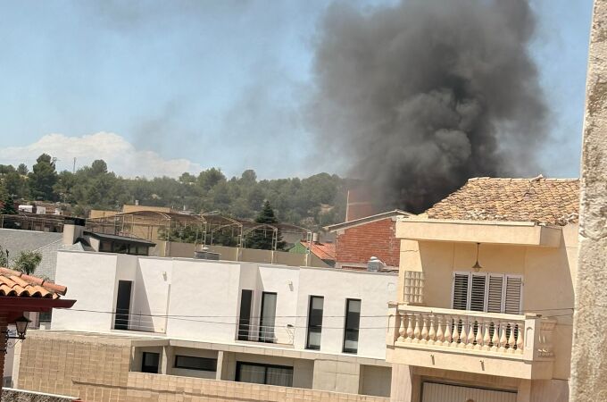 Se declara un incendio en Turís (Valencia)