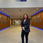 Carmen Crespo, en el Parlamento Europeo