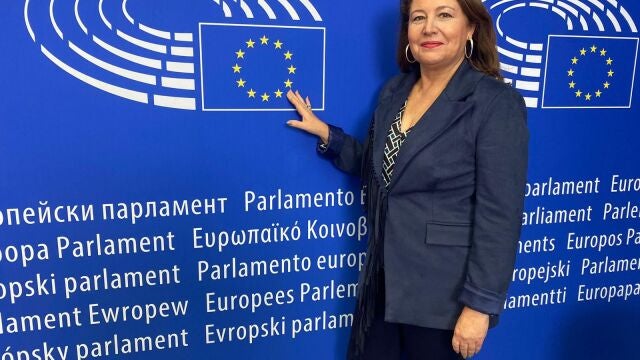 Carmen Crespo, en el Parlamento Europeo