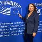 Carmen Crespo, en el Parlamento Europeo