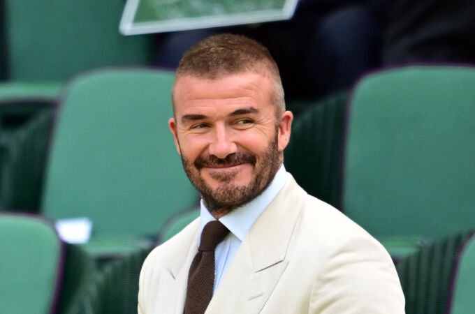 David Beckham en Wimbledon